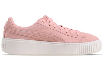 Puma Suede Platform Super Jewel (big Kid) Pink