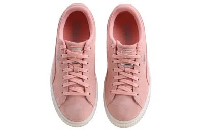 Puma Suede Platform Super Jewel (big Kid) Pink