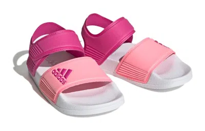 Adidas Originals (ps) Adidas Adilette Sandal 'lucid Fuchsia Beam Pink'