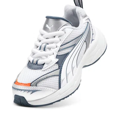 Puma Morphic 'feather Grey Inky Blue' In White