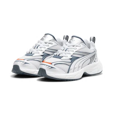 Puma Morphic 'feather Grey Inky Blue' In White