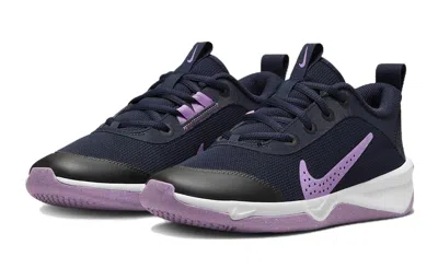 Nike (gs)  Omni Multi-court 'obsidian Rush Fuchsia' In Black
