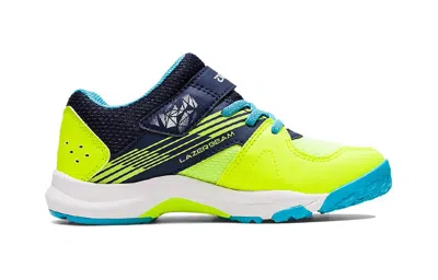 Asics (ps)  Lazerbeam Kb-mg 'fluorescent Green Blue' In Multi
