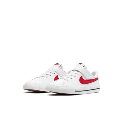 Nike (ps)  Court Legacy White/red