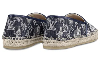 Pre-owned Louis Vuitton Waterfall Shoes 'destroyed Denim Monogram' In Multi