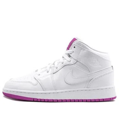 Air Jordan (gs)  1 Mid 'fuchsia'