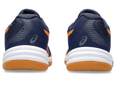 Asics (gs)  Upcourt 5 'peacoat Shocking Orange' In Blue
