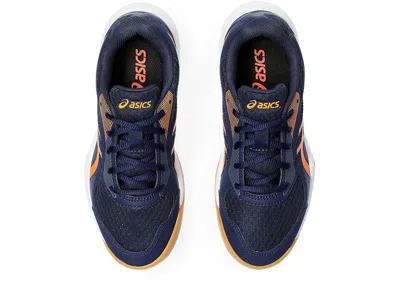 Asics (gs)  Upcourt 5 'peacoat Shocking Orange' In Blue
