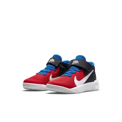 Nike (ps)  Team Hustle D10 Flyease 'university Red Game Royal' In Multi