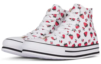 Converse Chuck Taylor All Star Platform Eva High 'white Red'