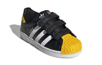 Adidas Originals (ps) Adidas X Lego Superstar 'black Yellow'