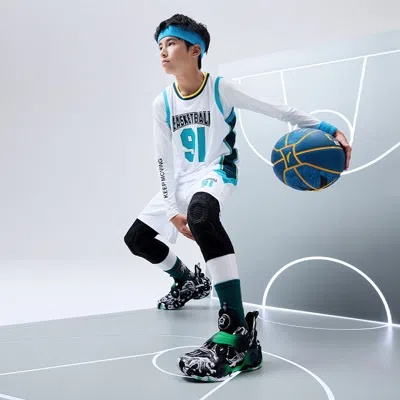 Anta (gs)  2 Trendy Basketball Shoes 'black White Green'
