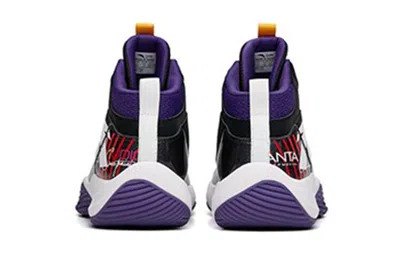 Anta (gs)  High Top Basketball Shoes 'white Black Purple'