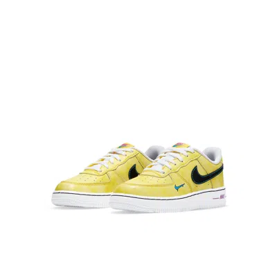 Nike (ps)  Air Force 1 Lv8 3 'peace, Love, And Basketball' In Yellow