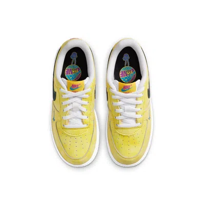 Nike (ps)  Air Force 1 Lv8 3 'peace, Love, And Basketball' In Yellow