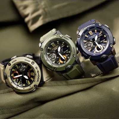 Casio G-shock Analog-digital 'brown' In Green