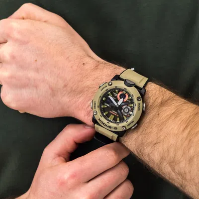 Casio G-shock Analog-digital 'brown' In Green