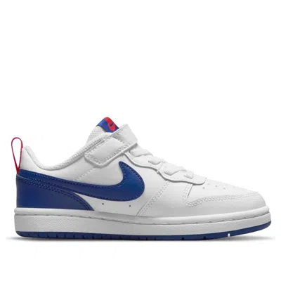 Nike (ps)  Court Borough Low 'white Deep Royal' In Multi