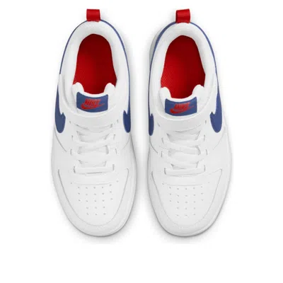 Nike (ps)  Court Borough Low 'white Deep Royal' In Multi