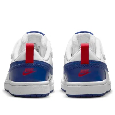 Nike (ps)  Court Borough Low 'white Deep Royal' In Multi