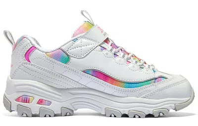 Skechers (gs)  Dlites Low 'white Multi'
