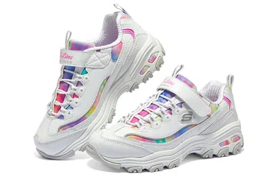 Skechers (gs)  Dlites Low 'white Multi'