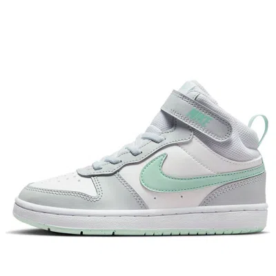 Nike (ps)  Court Borough Mid 2 'pure Platinum Mint Foam' In Gray