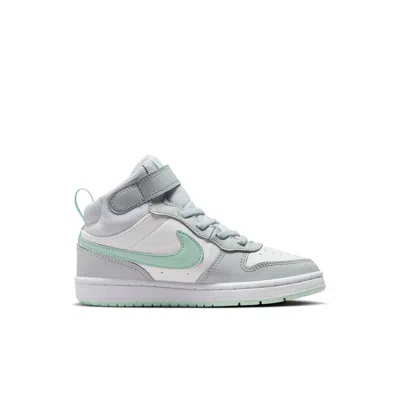 Nike (ps)  Court Borough Mid 2 'pure Platinum Mint Foam' In Gray