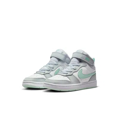 Nike (ps)  Court Borough Mid 2 'pure Platinum Mint Foam' In Gray