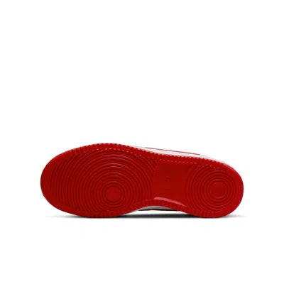 Nike (gs)  Court Borough Low 'white Blue Red'