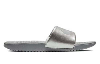Nike (gs)  Kawa Slide 'wolf Grey' In Neutral