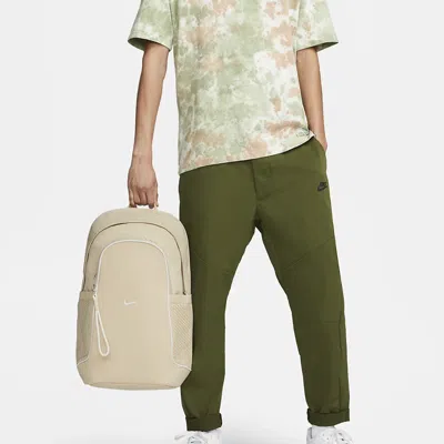 Nike Sportswear Essentials Series Large Capacity Durable Laptop Bag Creamy White Backpack Creamwhite