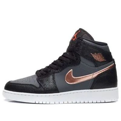 Air Jordan (gs)  1 Retro High 'black Metallic Red Bronze'