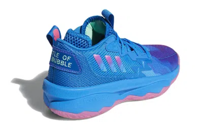 Adidas Originals (gs) Adidas Dame 8 J 'battle Of The Bubble' In Blue