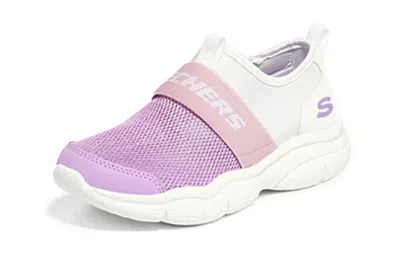 Skechers (gs)  Casual Sport Shoes 'white Purple'
