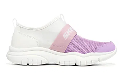 Skechers (gs)  Casual Sport Shoes 'white Purple'