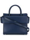 Givenchy Horizon Mini Leather Satchel Bag, Navy