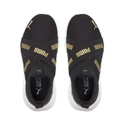 Puma (ps)  Wired Run Slip-on 'black Team Gold'