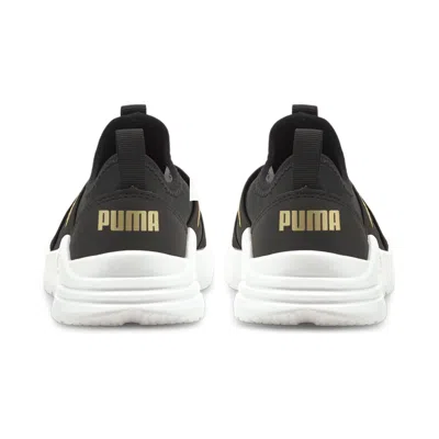 Puma (ps)  Wired Run Slip-on 'black Team Gold'
