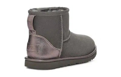 Ugg (ps)  Classic Mini Shine 'dark Grey' In Gray
