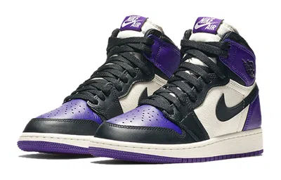 Air Jordan (gs)  1 Retro High Og 'court Purple' In Blue