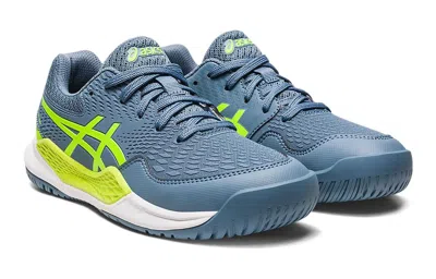 Asics (gs)  Gel Resolution 9 'steel Blue Hazard Green'