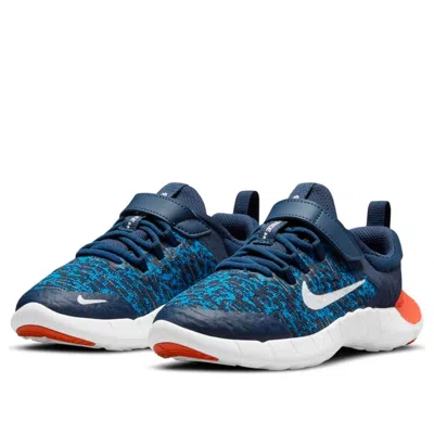 Nike (ps)  Free Rn 2021 'blue White Orange'