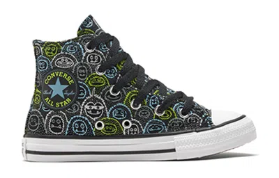 Converse (gs)  Chuck Taylor All Star Big Snowman Hi Black In Multi