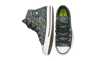 Converse (gs)  Chuck Taylor All Star Big Snowman Hi Black In Multi