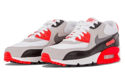 Nike (gs)  Air Max 90 Premium Mesh 'infrared' In White