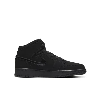 Air Jordan (gs)  1 Mid 'triple Black'