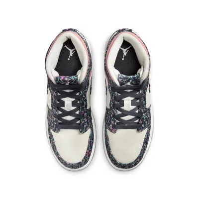 Air Jordan (gs)  1 Mid 'floral Canvas'