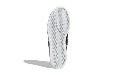 Adidas Originals (gs)  Superstar Shoes 'black White' In Multi