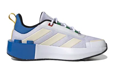 Adidas Originals (gs) Adidas Tech Runner X Lego 'white Shock Blue' In Multi